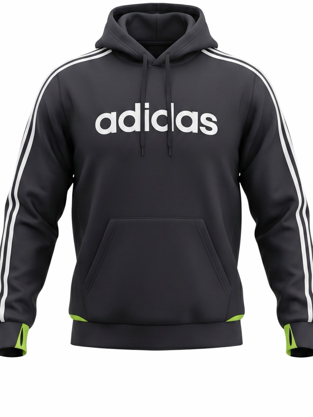 Adidas Black Pullover with White Accents